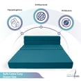 thumbnail image 3 of Sofá Cama Plegable - Queen Size - Verde Petróleo Home Memory Foam SOFA CAMA COZY, 3 of 11