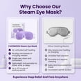 thumbnail image 3 of 21 Pack Steam Eye Masks for Dry Eyes, Self Heating Heated Eye Masks Moist Heat Warm Compress for Stye Fast Relief, Puffy Sensitive Eyes, Disposable Eye Therapy Mask Variety, 3 of 8