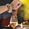 thumbnail image 4 of Liyamei Stainless Steel Rhinestone Bracelet Flask Elegant Hidden Liquor Container For Women And Men Portable Hip Flask For Whiskey, 4 of 4