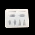 thumbnail image 4 of 8 Diseños De s De Silicona Para Fabricación De Joyas, Colgante Geométrico Con Orificio Para Arcilla Polimérica, Artesanía, Resina , Fa perfecl moldes para hacer joyas, 4 of 8