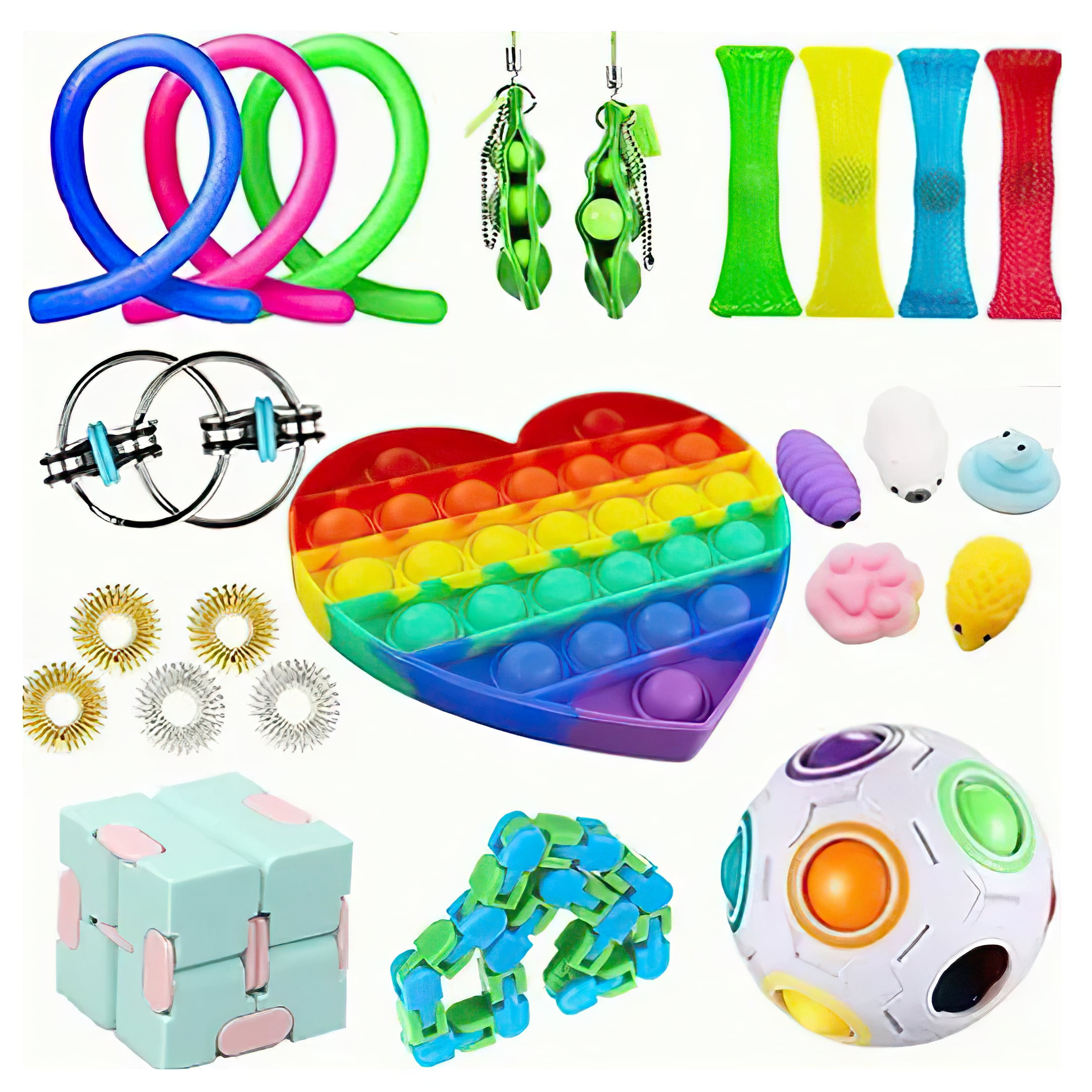 Anti-Stress Face Reliever Egg Balls Autism Mood Squeeze Relief Anxiety ADHD Toys 