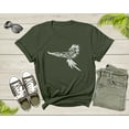 thumbnail image 6 of Flying Cool Parrot Bird Tropical Bird Animal Cockatoo Macaw T-Shirt Soaring Parrot Gift T Shirt for Men Women Kids Boys Girls Graphic Tshirt, 6 of 8