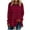 ❉175-Wine, variant on Junur Womens Striped Long Sleeve Shirts Outfits Color Block Tops Fashion Clothing Crewneck Tee Blouses S-XXXL