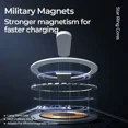 thumbnail image 5 of Funda fina y magnética para iPhone 15, 14, 13, 12, 11 Pro Max, 14 Plus, transparente, con carga inalámbrica Magsafe, 5 of 5