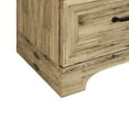 thumbnail image 6 of Castle Place Traditional 2 Drawer Wooden Nightstand, Light Oak, 6 of 9