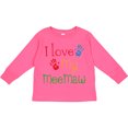 thumbnail image 3 of Inktastic I Love My Meemaw Girls Long Sleeve Toddler T-Shirt, 3 of 5