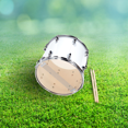 thumbnail image 2 of AOJDVE White Snare Drum for Marching Band with Drumsticks, Key, and Strap, 14 x 10 in, 2 of 11