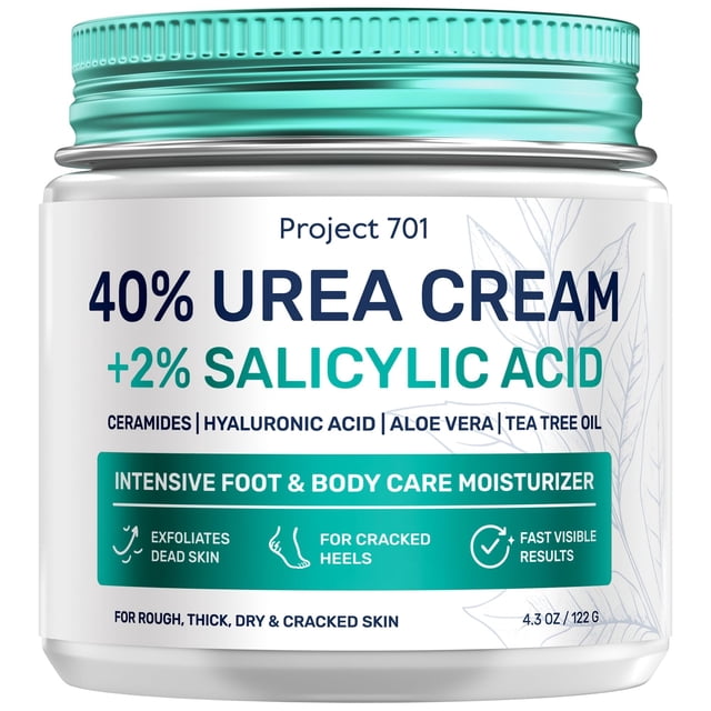 Crema de urea PROJECT 701 40% para eliminar callos de pies, 125 ml