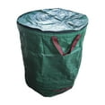thumbnail image 1 of Bolsa para residuos de hojas de jardín, bolsas de jardinería, contenedor de lavandería, bolsas para jardín y césped, bolsas para desechos de jardín, 80cmx80cm con tapa, 1 of 8