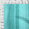 thumbnail image 1 of oneOone Georgette Viscose Turquoise Blue Fabric Stripe Block Sewing Craft Projects Fabric Prints By Yard 42 Inch Wide, 1 of 4