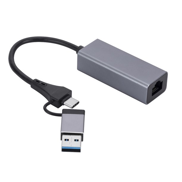 USB3.0 a la aleación de aluminio del concentrador de la tarjeta de red Gigabit para la cámara del ratón del teclado FLhrweasw El nuevo