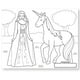 thumbnail image 4 of Bloc para colorear Melissa & Doug Jumbo, 50 páginas, caballos para niños, 4 of 8
