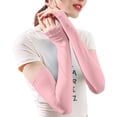 thumbnail image 1 of DetachableSleeves For Women Sun Arm Sleeves Wraps With UPF50+ Long Coverage Finger Rest Design Sweat Absorbent Breathable Fabric, 1 of 6