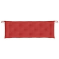 thumbnail image 4 of vidaXL Garden Bench Cushion Red Oxford fabric 59.1 x 19.7 x 2.8 in, 4 of 6