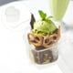 thumbnail image 4 of FELTECHELECTR 25 juegos de vasos transparentes para postres con tapas y cucharas, para aperitivos, pudines, mousse y pasteles, 150 ml, 4 of 6