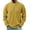 Gold, variant on hoksml Men's Quarter Zip Corduroy Pullover Ribbed Stand Collar Long Sleeve for Fall Winter Daily Casual Work Comfort