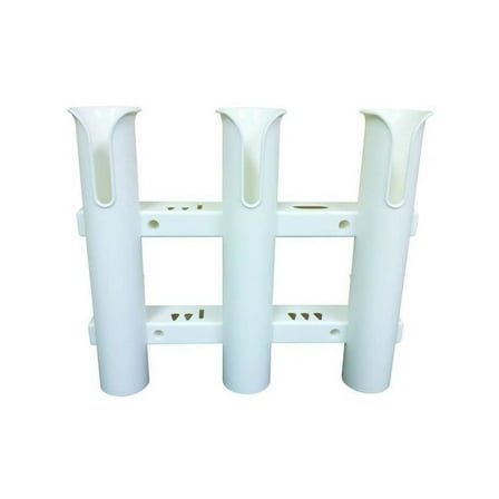 T-H Marine 3 in 1 Molded Rod Holder Rod Rack White