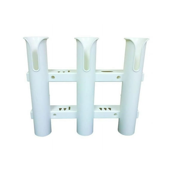 T-H Marine 3 in 1 Molded Rod Holder Rod Rack White