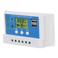thumbnail image 1 of Controlador De Carga Solar, Regulador De Batería Inteligente Puerto USB Pantalla LCD Trifásico PWM Protección De Conexión Inversa Para El Hogar, Industrial, 1 of 7