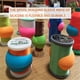 thumbnail image 3 of Ounissouiy Paquete de 48 protectores de carrete de hilo de Color , abrazaderas de bobina de diseño único reutilizables para evitar que las colas Artesanía, 3 of 6