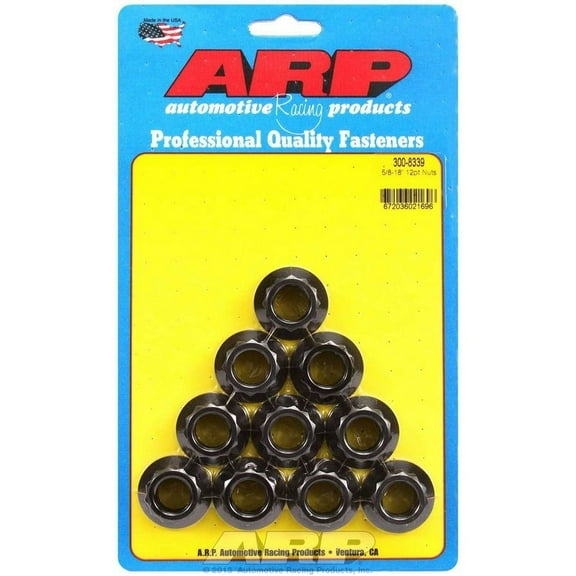 Arp 5/8-18 12pt. Nuts (10)