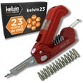 thumbnail image 1 of Kelvin Tools Kelvin 23 Urban Multi Tool Screwdriver Set All in One with 16 Bit Set, Tape Measure, Liquid Level, Hammer, Flashlight Multibit Pocket Screwdriver, Universal Precision Screwdriver, 1 of 6