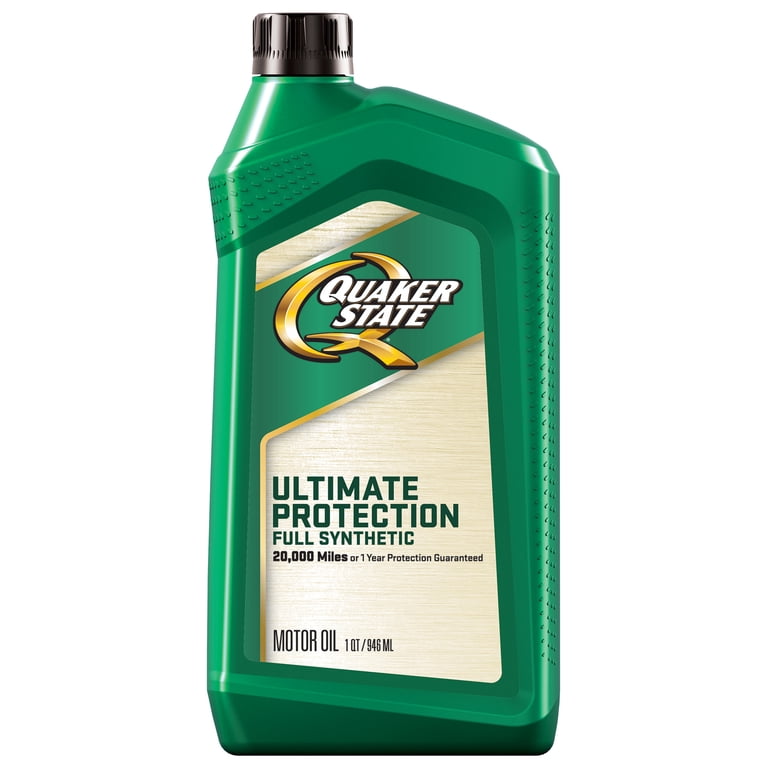 3 pack) Quaker State Ultimate Protection Full Synthetic 0W-20