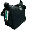 thumbnail image 3 of Baggallini Joey Large Hobo Crossbody Black CHEETAH PRINT Water-Resistant Nylon, 3 of 9