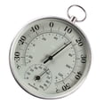 thumbnail image 2 of 10cm Hanging Ring Temperature And Humidity Meter High-Precision Household Indoor And Outdoor Room Pointer Thermometer White, 2 of 10