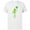 White, variant on Disney Muppets Kermit the Frog with Top Hat St Patrick’s Day - Short Sleeve Cotton T-Shirt for Adults - Customized-Black
