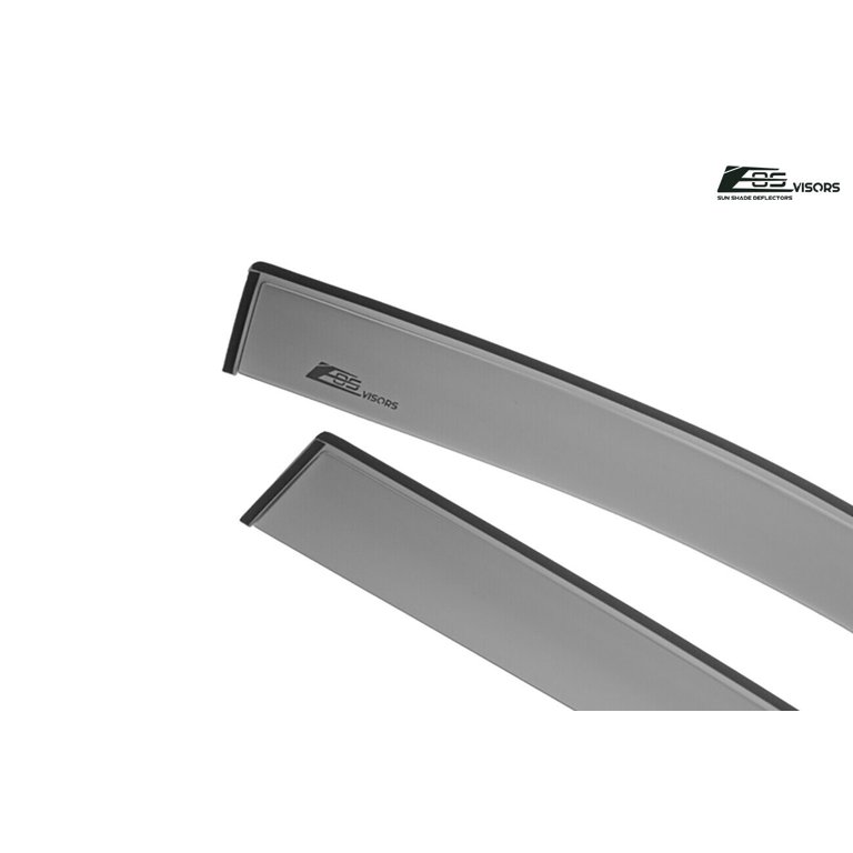 JDM 3D Smoked Window Visor Rain Guards - Compatible With 2006-2012 Toyota RAV4, Outside Stick-On