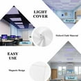 thumbnail image 5 of Pure Lavender Fluorescent Light Covers, Simple Solid Color Magnetic Light Covers for Ceiling Lights, Fluorescent Ceiling Shade Filters for Classroom Bedroom Office 4x2Ft x 1PCS, 5 of 8