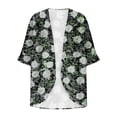 thumbnail image 4 of Inleife Cardigans for Women Women's Long Sleeve Printing Casual Tops Blouse With Pocket Cardigan, 4 of 5