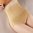 thumbnail image 3 of Women'S High Waisted Abdominal Pants Waist Chip Girdle Beauty Body Shaping Panties Vs Yoga Leggings Womens Bikini Panties Microfiber V Back Lace Panties Silk Thongs for Women Womens Underwear plus, 3 of 4