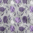 thumbnail image 1 of oneOone Georgette Viscose Gray Fabric Leaves Sewing Craft Projects Fabric Prints By Yard 42 Inch Wide, 1 of 5
