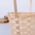 thumbnail image 3 of 2pcs Bamboo Weaving Picnic Basket Practical Flower Holder Home Storage Basket, 3 of 5