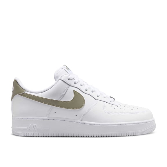 Nike Air Force 1 '07 Men's Sneakers, White/Light Army, Size 12