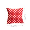 thumbnail image 3 of Tupukom Christmas Pillow Covers Clearance!Christmas Red And White Polka Dots Pillowcases Plush Jacquards Holiday Decoration Pillowcases Living Room Sofa Bed Cushion Covers, 3 of 6