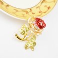 thumbnail image 3 of Broches para Mujeres Girls Rose Rhinestones Enamel Pins Glitter Broche Joyería Joyería Vestido de noche Decoraciones Accesorios para mujer Rosa Inevent EL005987-00, 3 of 7