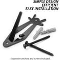 thumbnail image 4 of Heavy Duty Wall Hooks For Home Kitchen And Bathroom Organization Strong Rustproof Coating Damage Free Installation Versatile Use 6PCS, 4 of 5