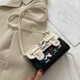 thumbnail image 2 of SkyAuks Crossbody Bags for Women, Small Sling Bag for Women, Aesthetic Graffiti Shoulder Bag Mini Backpack Sling Purse Clutch Handbag Ladies Purses, Black, 2 of 7