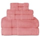 thumbnail image 1 of Gogreen Juego de Toallas de Baño de 6 Piezas, 2 Toallas de Baño, 2 Toallas de Mano y 2 Toallitas, Toallas 100% Algodón Muy Absorbentes para Baño, Gimnasio, Hotel (Coral Rosa), 1 of 7