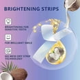 thumbnail image 3 of Whitening Strips, Coconut Mint Flavor, for Adults, 14 Pieces, Teeth Brightening, Oral Care, 3 of 5