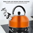 thumbnail image 5 of Stainless steel whistling kettle with ergonomic cool-touch handle, 5 of 5