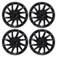 thumbnail image 2 of Hubcaps, Set of 4, 14in Hubcap Wheel Cover Replacement, Wheel Rim Cover Replacement for  Escort, ABS Material, Snap On Installation, Fits Universal 14 Inch Steel Wheel, 2 of 7