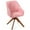 Pink, variant on MoNiBloom Cotton-linen Accent Chair, Modern Upholstered Single Sofa Armchair, for Living Room, Pink