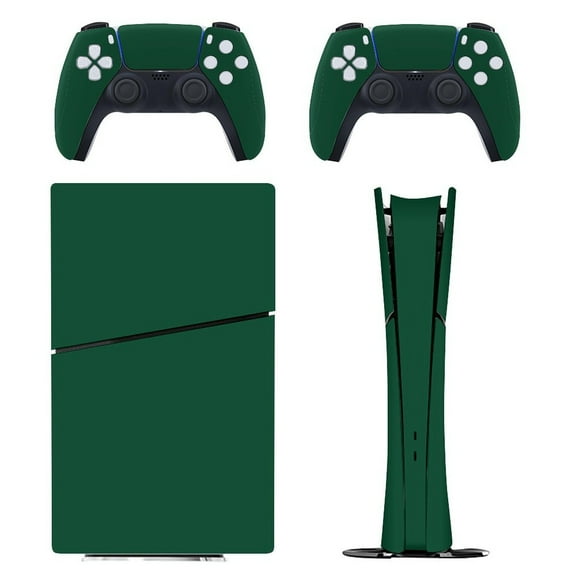 Skin Sticker for PS5 Slim / Pro / Standard Disc / Digital Edition Console and Controllers Decals for PlayStation 5 British Racing Green