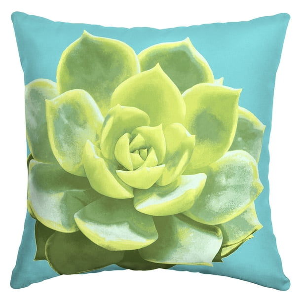 Mainstays 16" Succulent Toss Pillow - Walmart.com ...