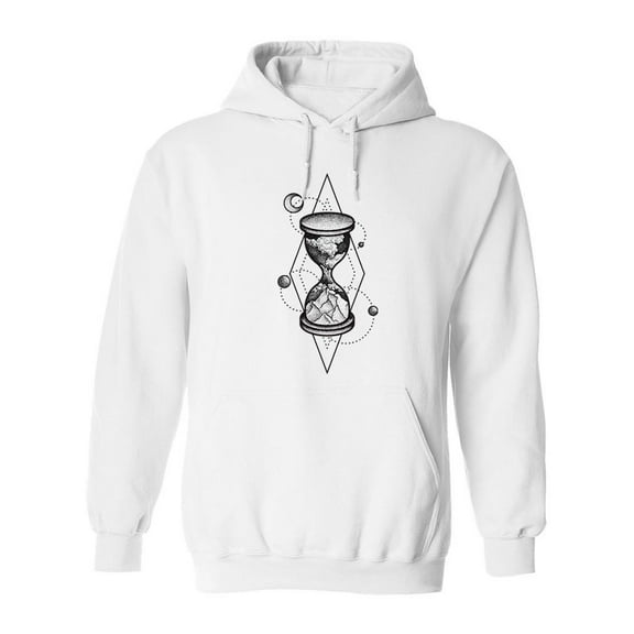 Abstract Hourglass Design  Hoodie Men -Image by Shutterstock, Male Medium