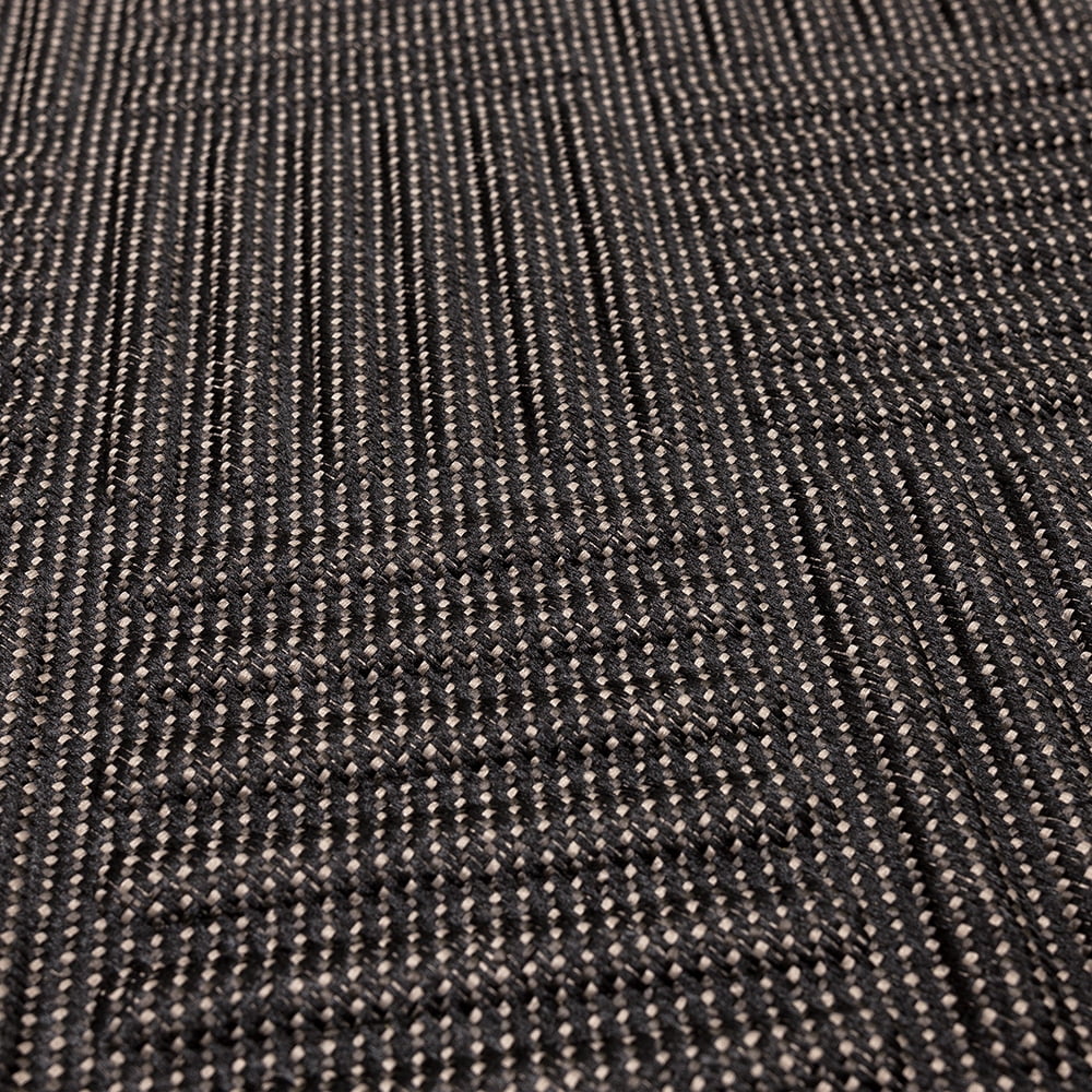 Mohawk Home Parquet Impressions Jacquard Low Pile Non-slip All Weather Indoor/Outdoor Door Mat, Black, 1'6" x 2'6"